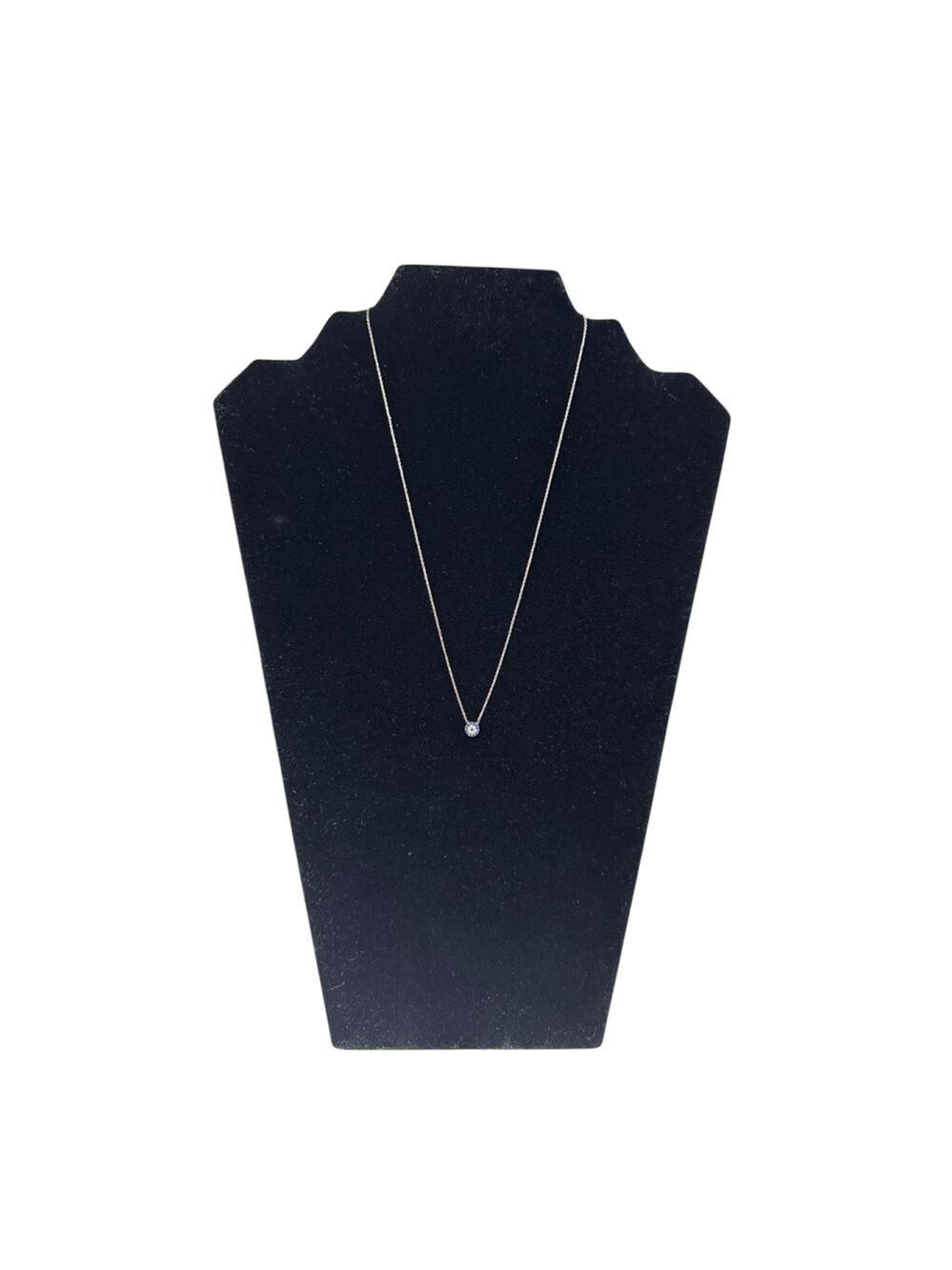 Women's Unbranded One Size Silver Chain Blue Charm Necklace